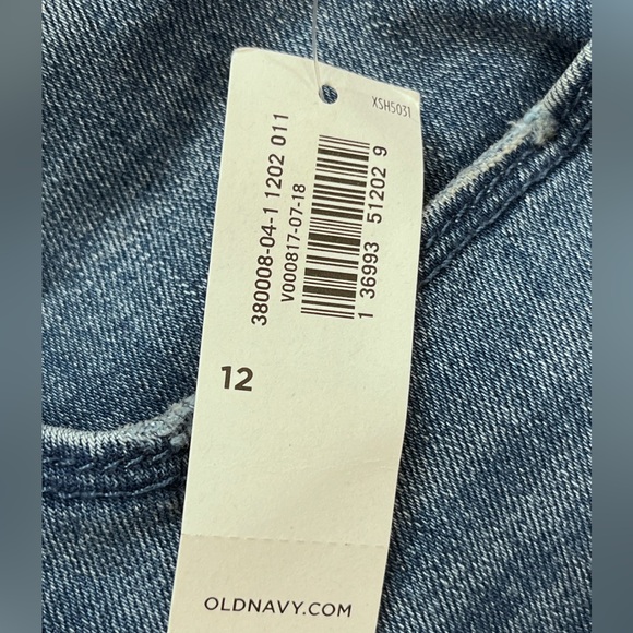 Old Navy Mid-Rise Skinny Jeans Size 12 Medium Wash Stretch Denim - Picture 5 of 6